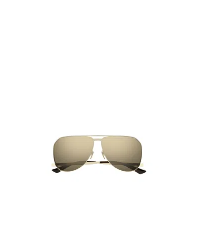 Saint Laurent Pilot-frame Sunglasses In Nude