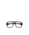 Saint Laurent Pilot-frames Glasses In Black