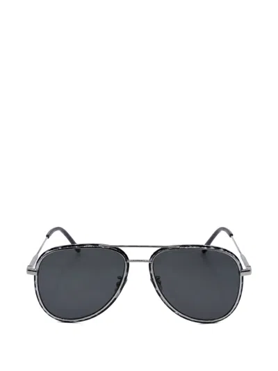 Saint Laurent Pilot-frame Sunglasses In White