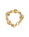 Saint Laurent Pineapple Maltese Bracelet In Gold