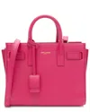Saint Laurent Pink Calfskin Sac De Jour Nano Tote (authentic Pre-loved) In Pink