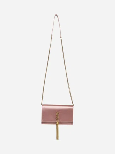 Saint Laurent Pink Kate Tassel Small Bag