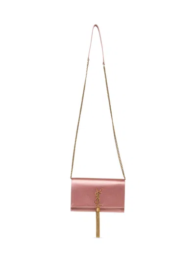 Saint Laurent Pink Kate Tassel Small Bag