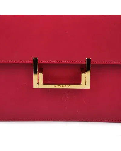 Pre-owned Saint Laurent Pink Leather Sac Loulou Shoulder Bag (authentic Pre-loved)