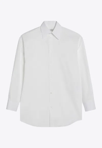 SAINT LAURENT PINSTRIPE LONG-SLEEVED SHIRT