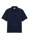 Saint Laurent Cassandre Polo Shirt In Blue
