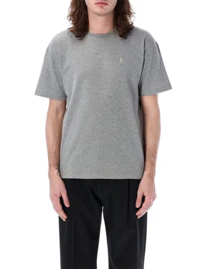 Saint Laurent Cassandre T-shirt Clothing In Grey