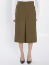 Saint Laurent Houndstooth Pattern Trousers With Belt Loops In Multi