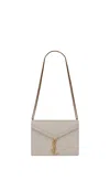 Saint Laurent Plaque Shoulder Handbag For Women In 9207