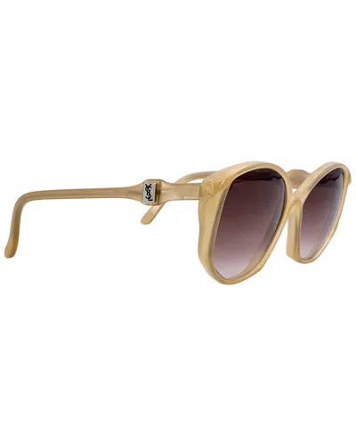 Saint Laurent Plastic Sunglasses (authentic Pre-loved) In Gold
