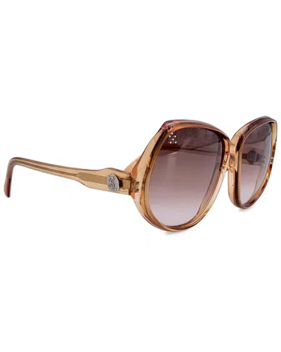 Saint Laurent Plastic Sunglasses (authentic Pre-loved) In Brown