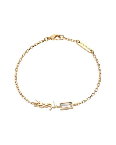 Pre-owned Saint Laurent Plated Cassandra Bracelet (authentic Pre-loved)