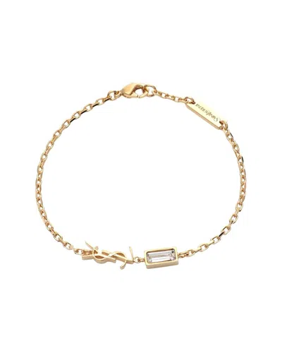 Pre-owned Saint Laurent Plated Cassandra Bracelet (authentic Pre-loved)