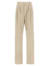 Saint Laurent Women Pleat Pants