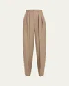Saint Laurent Pleated High Waisted Trousers