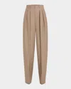 Saint Laurent Pleated High Waisted Trousers