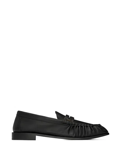 Saint Laurent Le Loafer Supple In Matte Leather In Black