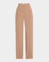 Saint Laurent Trousers In Cappuccino