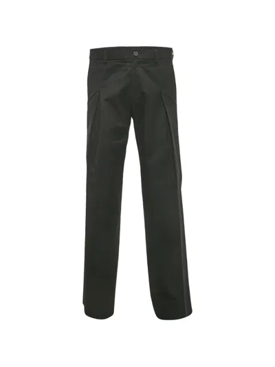 Pre-owned Saint Laurent Pleated-details Trousers In Black