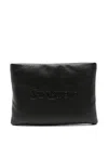 SAINT LAURENT LARGE PUFFY POUCH CLUTCH BAG