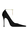 Saint Laurent Pointed High Heels In Black