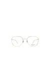 Saint Laurent Polished-effect Round-frame Glasses In Nude
