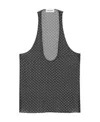 Saint Laurent Polka Dot-print Silk Top In Black