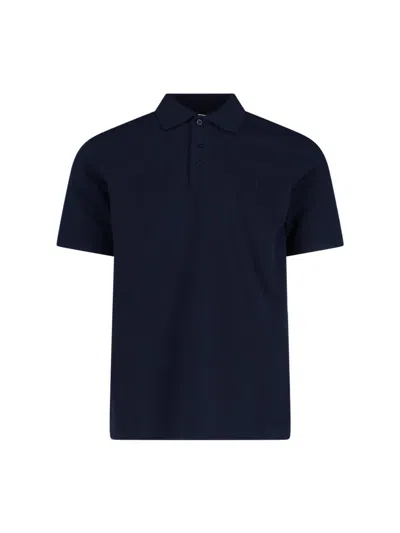 Saint Laurent Polo Cassandre In Blue