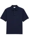 Saint Laurent Cassandre Polo Shirt In Blue