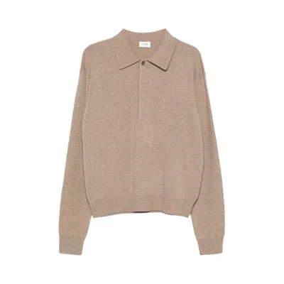 Pre-owned Saint Laurent Polo Manches Raglan Top 'taupe Chine' | Tan | Men's Size M
