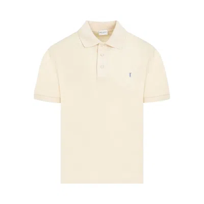 Pre-owned Saint Laurent Polo Shirt 'jaune/bleu' | Yellow | Men's Size Xxl