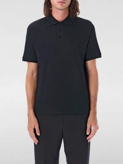 SAINT LAURENT POLO SHIRT SAINT LAURENT MEN COLOR BLACK,424984002