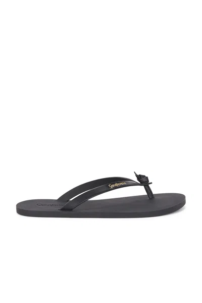 Saint Laurent Pool Slide In Black
