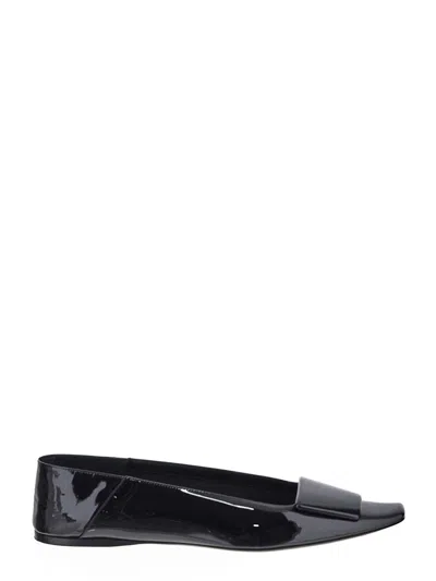 SAINT LAURENT POPPY BALLET FLATS