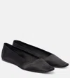 Saint Laurent Flat Shoes In Black