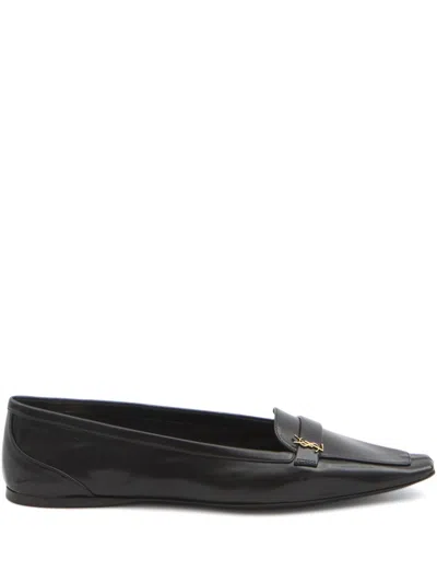 Saint Laurent Poppy Leather Ballets
