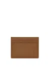 Saint Laurent Cassandre Shadow Card Case In Beige