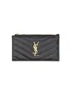 Saint Laurent Portacarte "cassandre" In Black