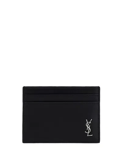 Saint Laurent Portacarte In Nero