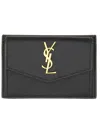 Saint Laurent Portacarte Uptown In Black