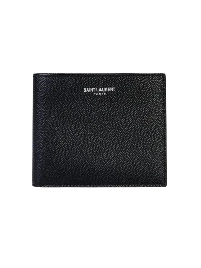 Saint Laurent Portafoglio East/west In Black