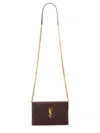 Saint Laurent Portafoglo "envelope Cassandre" Con Catena In Red
