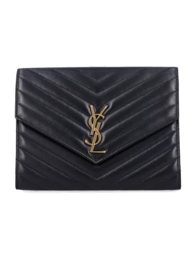 Saint Laurent Pouch In Black
