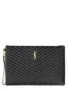 Saint Laurent Pouch Monogram In Black