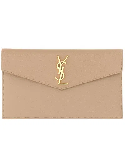 Saint Laurent Pouch "uptown" In Sand