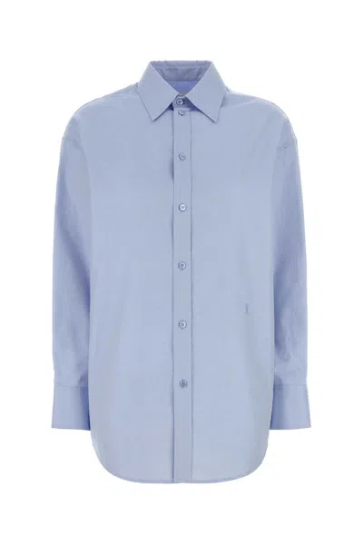 Saint Laurent Powder Blue Oxford Shirt
