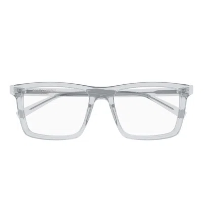 Saint Laurent Prescription Glasses Sl 906 006 Gray/transparent Men