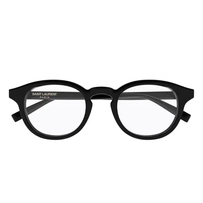 Saint Laurent Prescription Glasses Sl 907 001 Black/transparent Men
