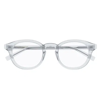 Saint Laurent Prescription Glasses Sl 907 006 Gray/transparent Men