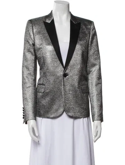 Pre-owned Saint Laurent Printed Blazer